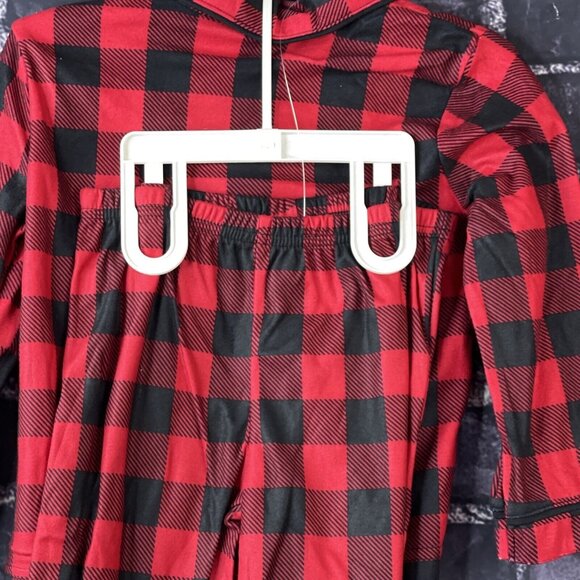 Just One You Boy's 2T By Carter’s Red Black 2-Piece Plaid Christmas Pajamas - Picture 9 of 9